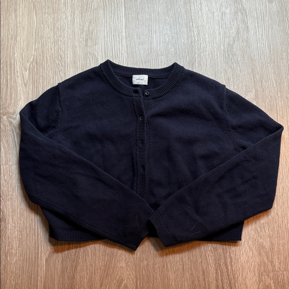 Aritzia Midnight Navy Cardigan